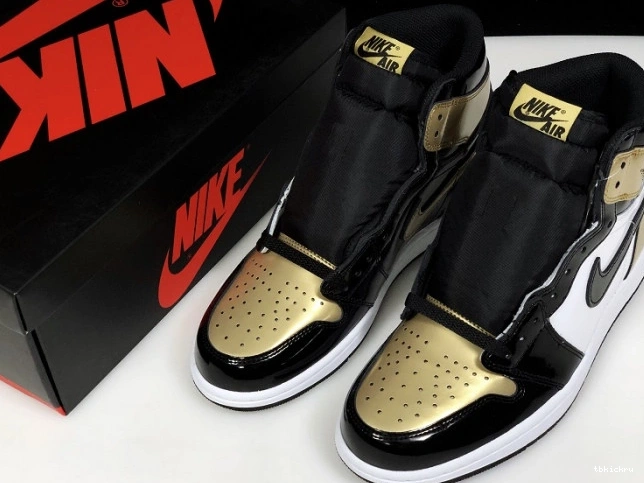 Reps TBkick 861428-007 Jordan Glod Retro Air Toe High 1 0708